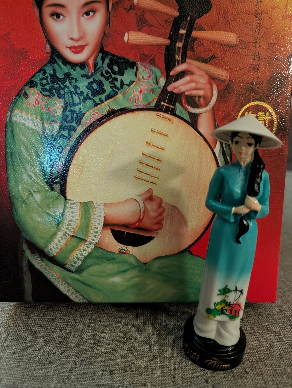 Traditional Vietnamese Lady Figurine